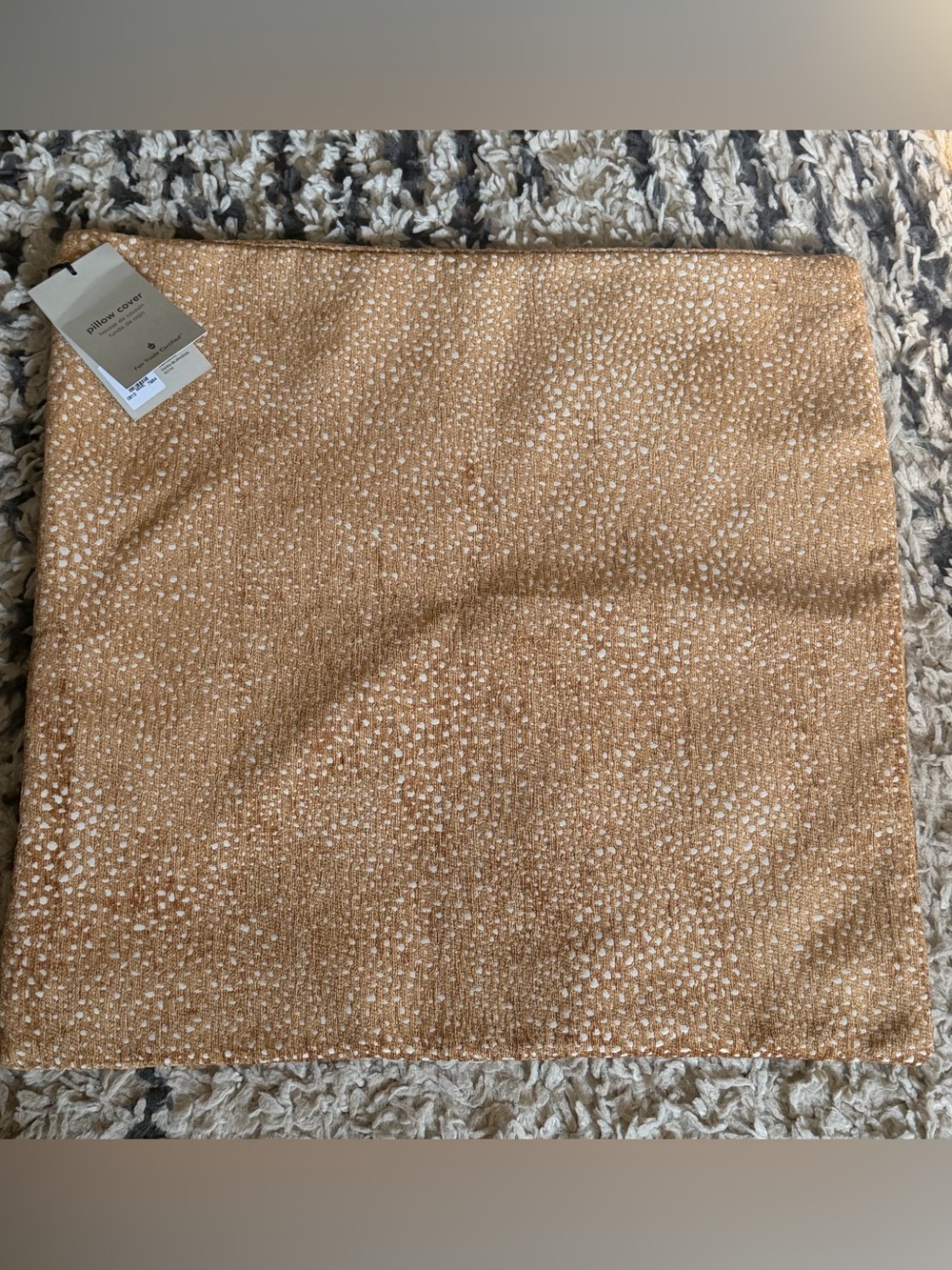 NWT West Elm Dotted Chenille Jacquard Pillow Cover 20x20